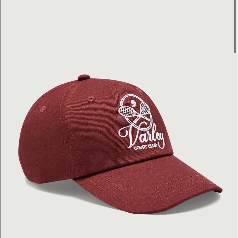 Varley Maroon Tennis Cap